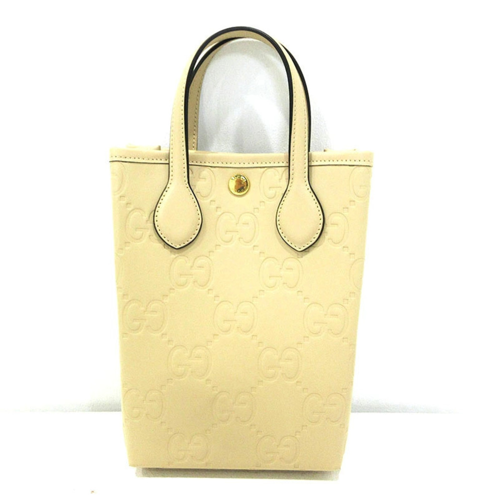Gucci Bag Super Handbag GG Shoulder Beige
